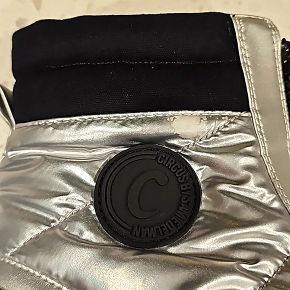 Circus by Sam Edelman Metallic Silver Boots sz 6 - Picture 9 of 11